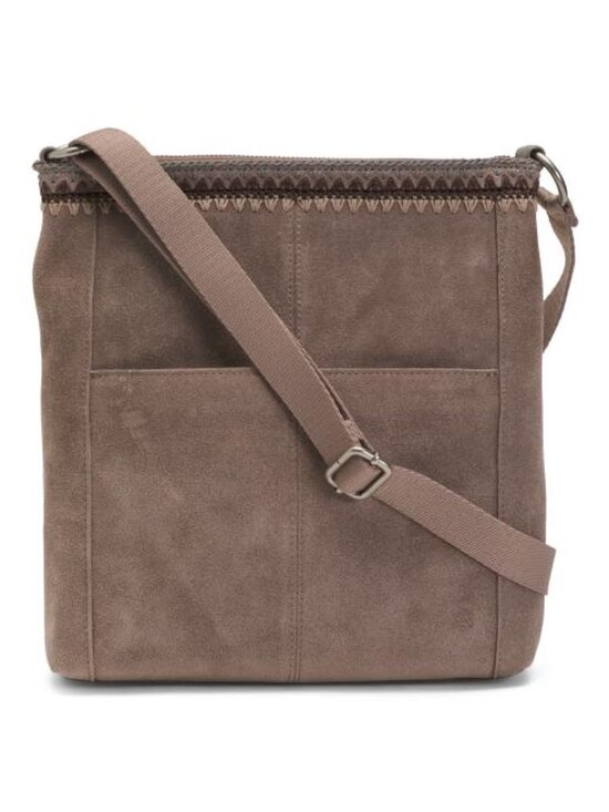 The Sak Handbags - THE SAK Suede Lucia Crossbody With Blanket Stitch